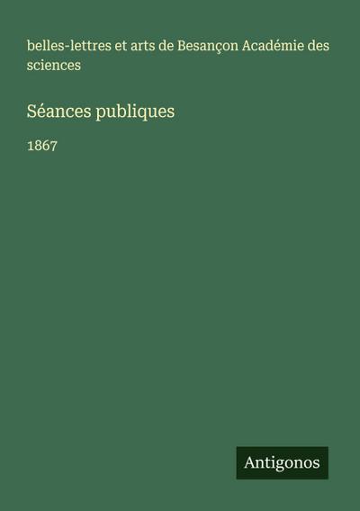 Séances publiques