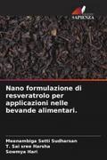 Nano formulazione di resveratrolo per applicazioni nelle bevande alimentari.