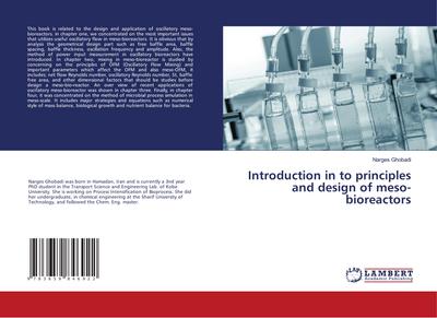 Introduction in to principles and design of meso-bioreactors - Narges Ghobadi
