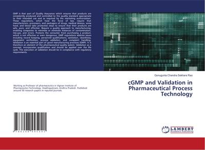 cGMP and Validation in Pharmaceutical Process Technology