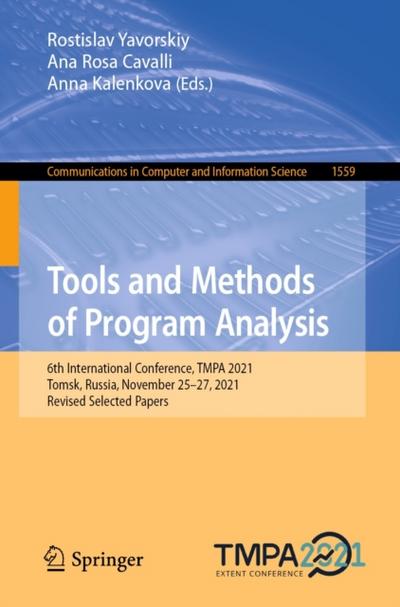 Tools and Methods of Program Analysis