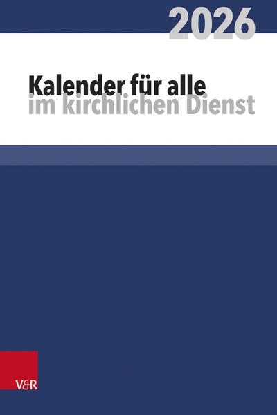 Kalender für alle im kirchlichen Dienst