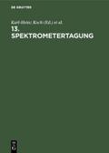 13.Spektrometertagung
