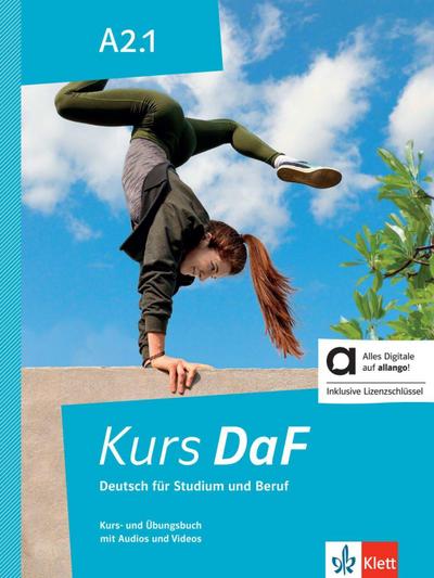 Kurs DaF A2.1 Kurs- und Übungsbuch hybrid
