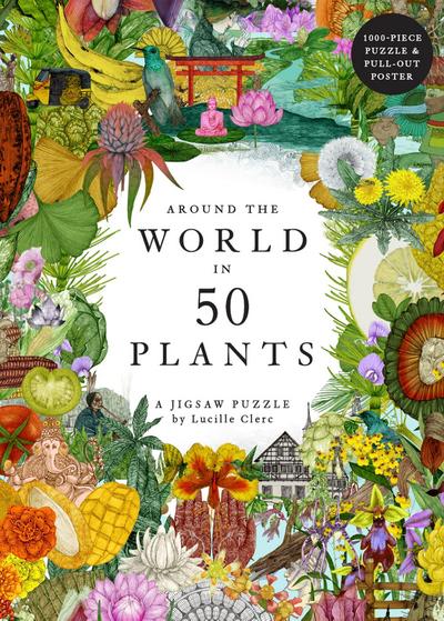 Around the World in 50 Plants 1000 Piece Puzzle