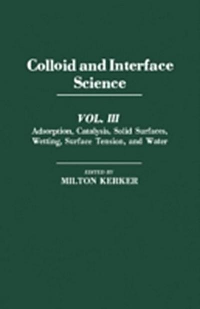 Colloid and Interface Science V3