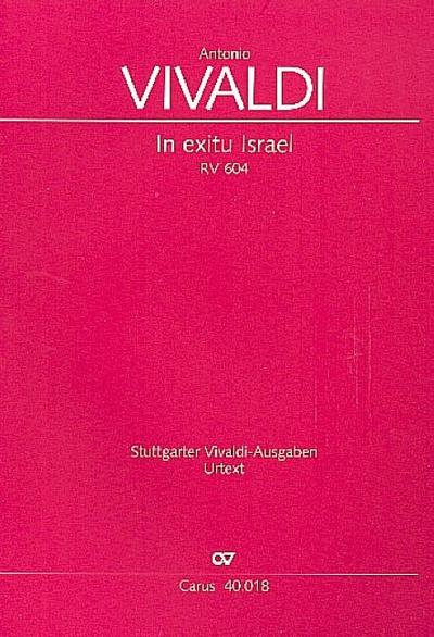 In exitu Israel (Partitur): RV 604