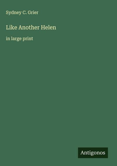 Like Another Helen
