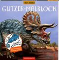 Glitzer-Malblock - T-Rex World