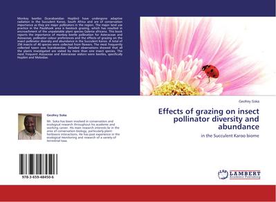 Effects of grazing on insect pollinator diversity and abundance