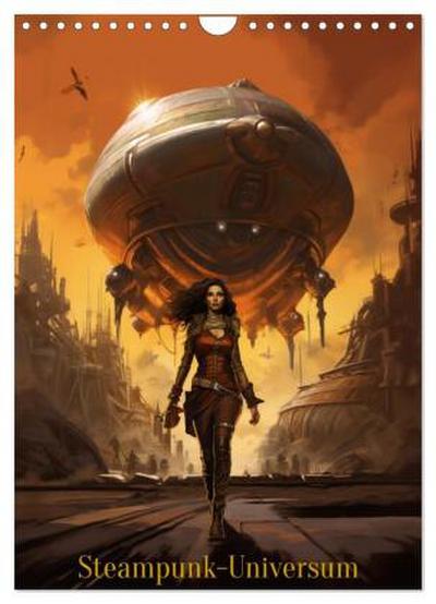 Steampunk-Universum (Wandkalender 2026 DIN A4 hoch), CALVENDO Monatskalender