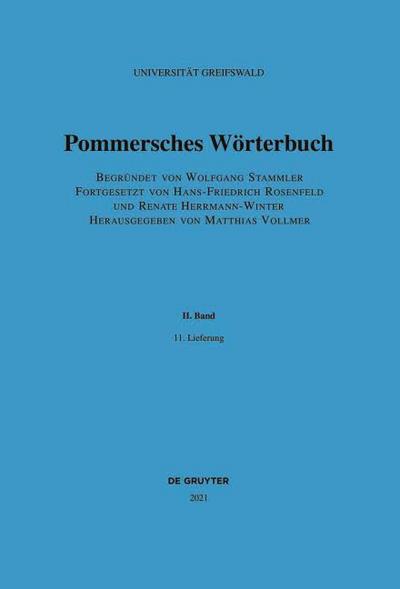 Pommersches Wörterbuch: Treckborn bis utfrågen
