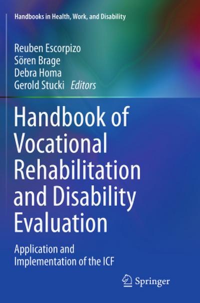 Handbook of Vocational Rehabilitation and Disability Evaluation