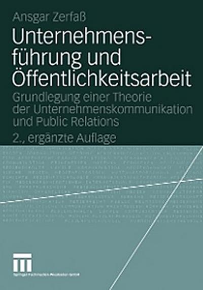 Unternehmensführung und Öffentlichkeitsarbeit