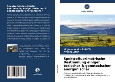 Spektrofluorimetrische Bestimmung einiger toxischer & genotoxischer anorganischer