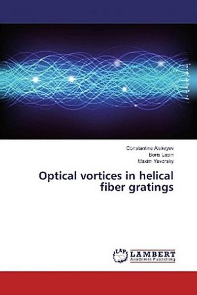 Optical vortices in helical fiber gratings