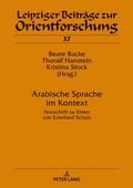 Arabische Sprache im Kontext
