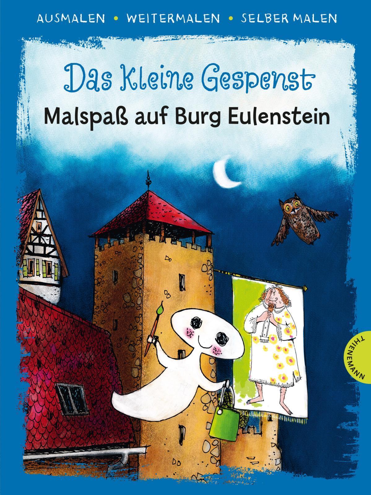 Das kleine Gespenst Malspaß auf Burg Eulenstein Ausmalen weitermalen