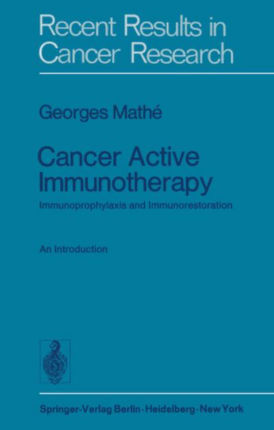 Cancer Active Immunotherapy