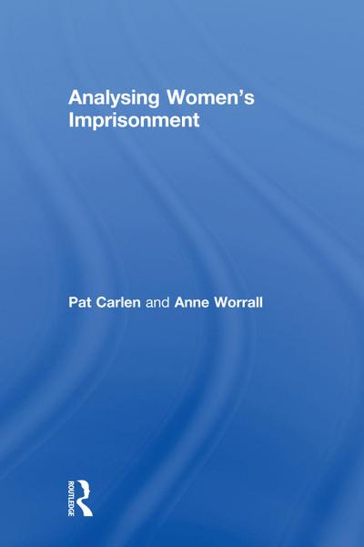 Analysing Women’s Imprisonment