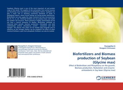 Biofertilizers and Biomass production of Soybean (Glycine max)