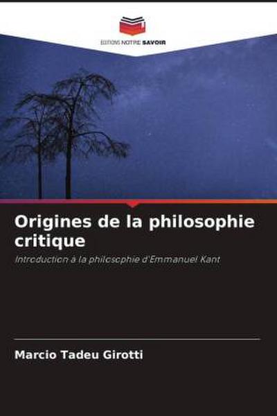 Origines de la philosophie critique