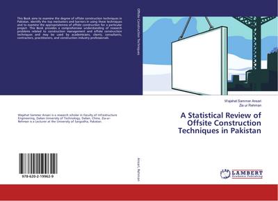 A Statistical Review of Offsite Construction Techniques in Pakistan