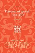 Freedom of speech, 1500-1850