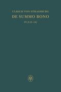 De summo bono. Kritische lateinische Edition / De 