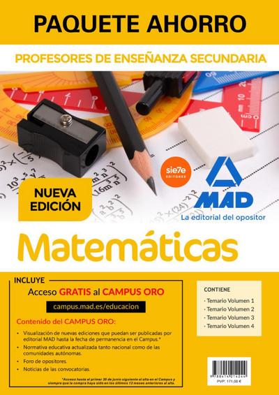 Matemáticas : Profesores de Enseñanza Secundaria