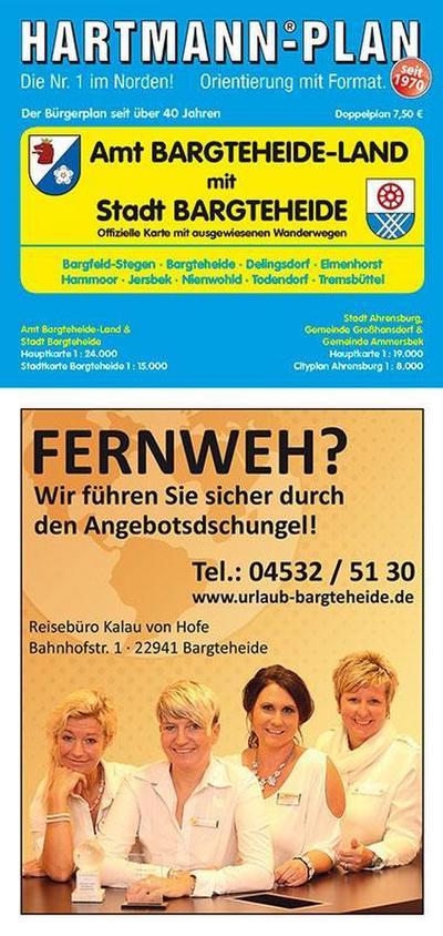 HARTMANN-PLAN Bargteheide Stadt & Amt Bargteheide-Land, 1:24
