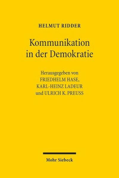 Kommunikation in der Demokratie