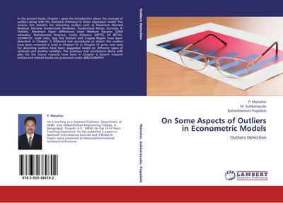 On Some Aspects of Outliers in Econometric Models