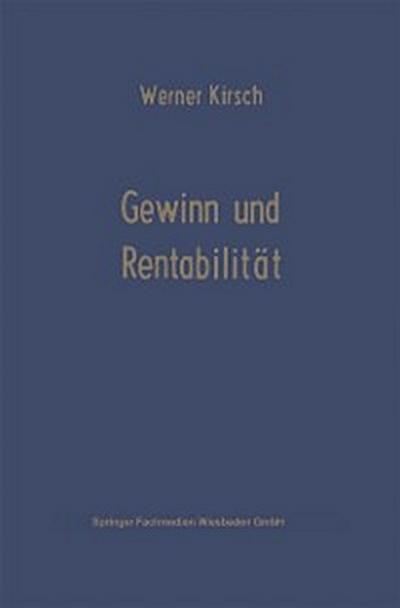 Gewinn und Rentabilität