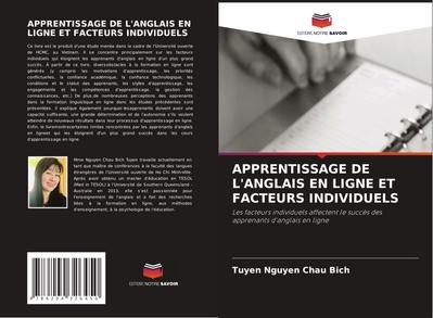 APPRENTISSAGE DE L’ANGLAIS EN LIGNE ET FACTEURS INDIVIDUELS