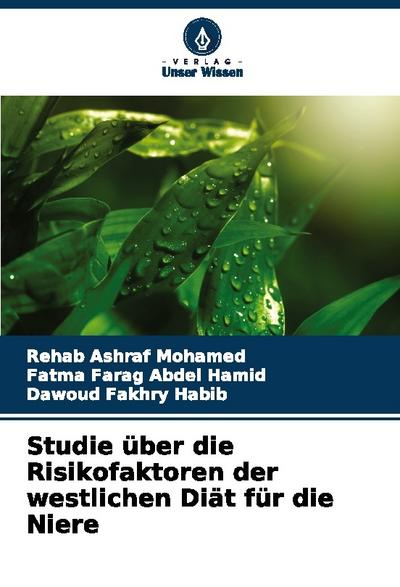 Studie über die Risikofaktoren der westlichen Diät für die Niere