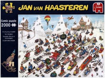 Jan van Haasteren - Es geht nur bergab - 2000 Teile
