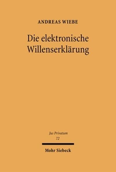Die elektronische Willenserklärung