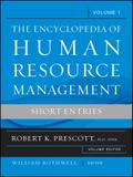 The Encyclopedia of Human Resource Management, Volume 1