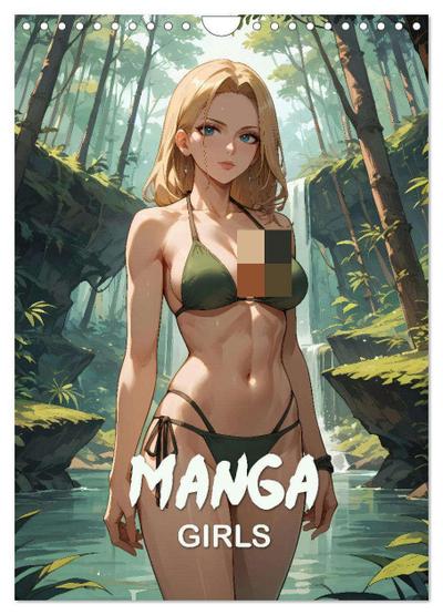 Manga Beauties - 12 Schönheiten im Manga-Stil (Wandkalender 2026 DIN A4 hoch), CALVENDO Monatskalender