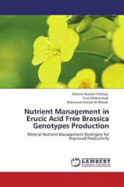 Nutrient Management in Erucic Acid Free Brassica Genotypes Production