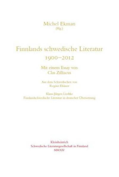 Finnlands schwedische Literatur 1900-2012
