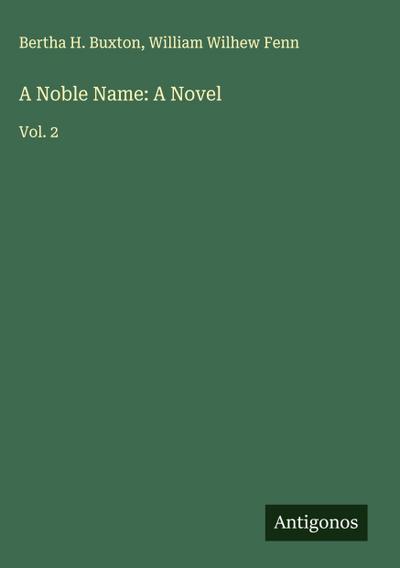 A Noble Name: A Novel
