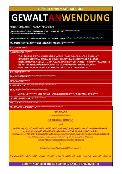 FUßNOTEN ZUR MISCHFARBE DER GEWALTANWENDUNG