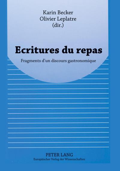 Ecritures du repas