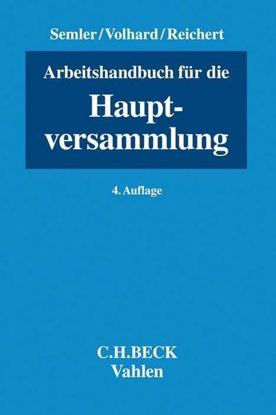 Arbeitshandbuch für die Hauptversammlung