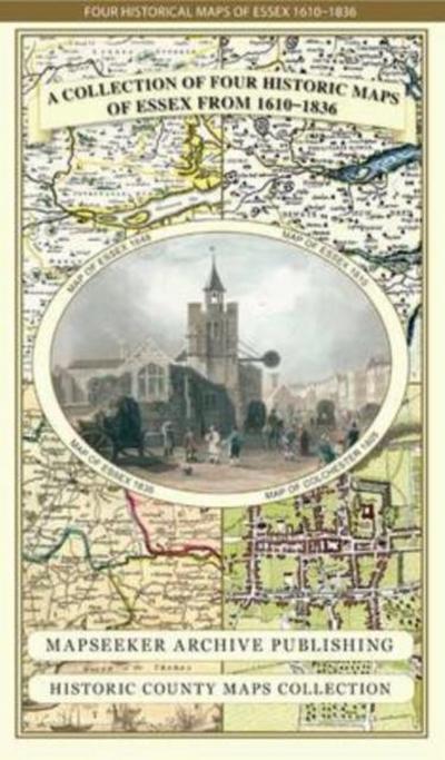 Mapseeker Publishing Ltd.: Essex 1610 - 1836 - Fold Up Map t