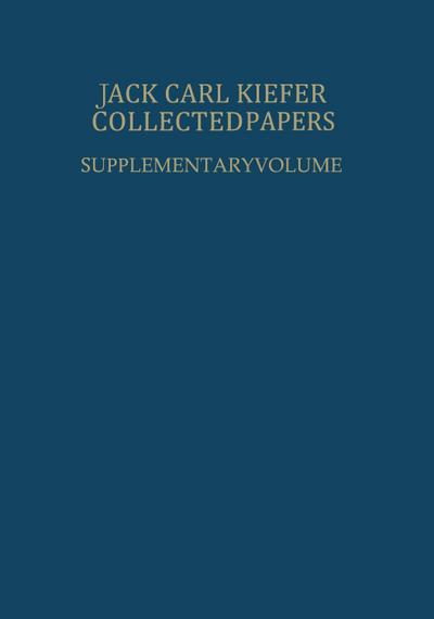 Collected Papers Supplementary Volume