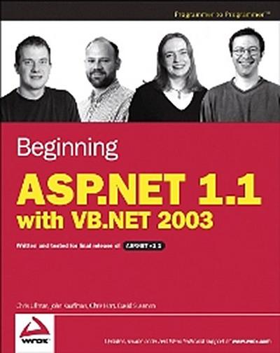 Beginning ASP.NET 1.1 with VB.NET 2003