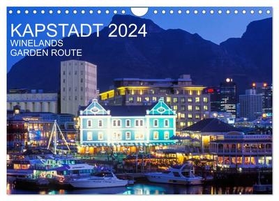 Kapstadt, Winelands und Garden Route (Wandkalender 2024 DIN A4 quer), CALVENDO Monatskalender